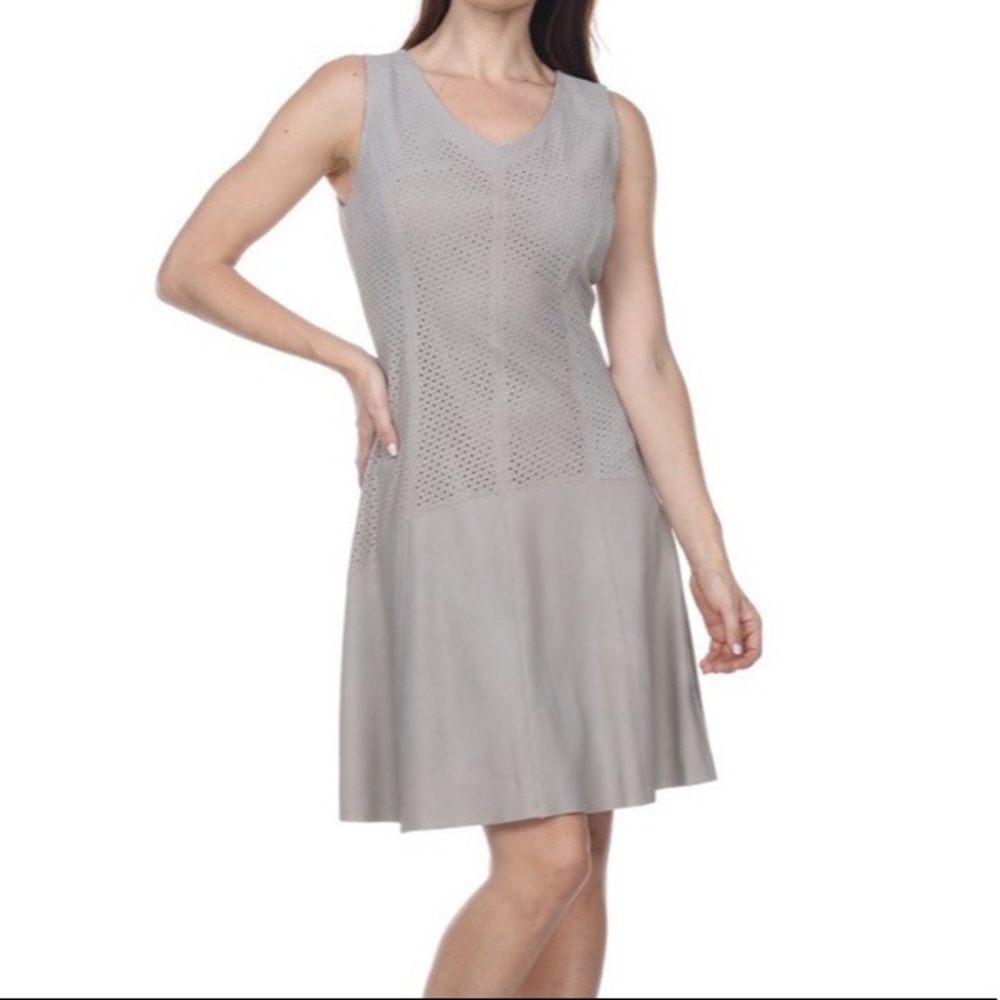 My Tribe Perforated Leather Dress NEW w/o tag